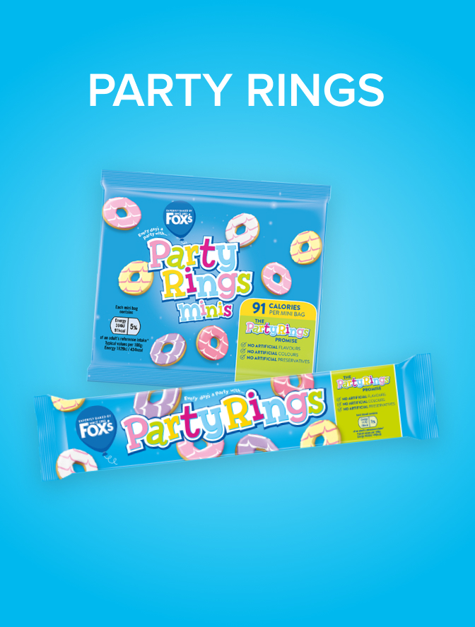 Party rings Biscuit range image