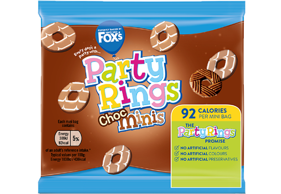 Fox's Party Rings 125g | Low Price Foods Ltd
